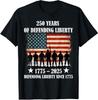 Patriotic USA Army Us Military 250th Anniversary Unisex T-Shirt