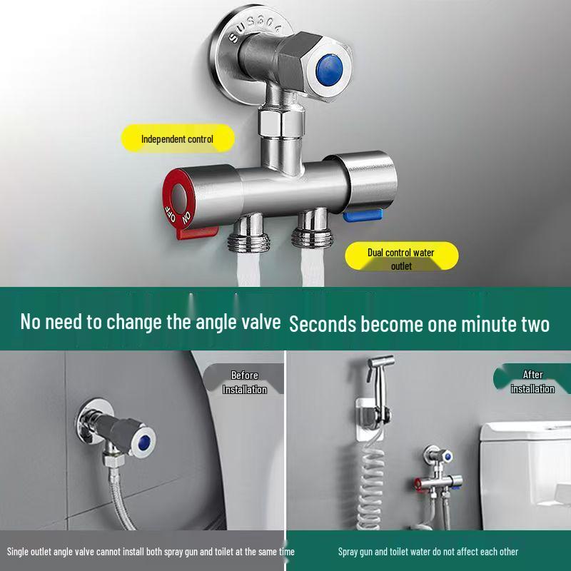 Pistol de pulverizare bideu de baie de înaltă presiune și duză de spălare