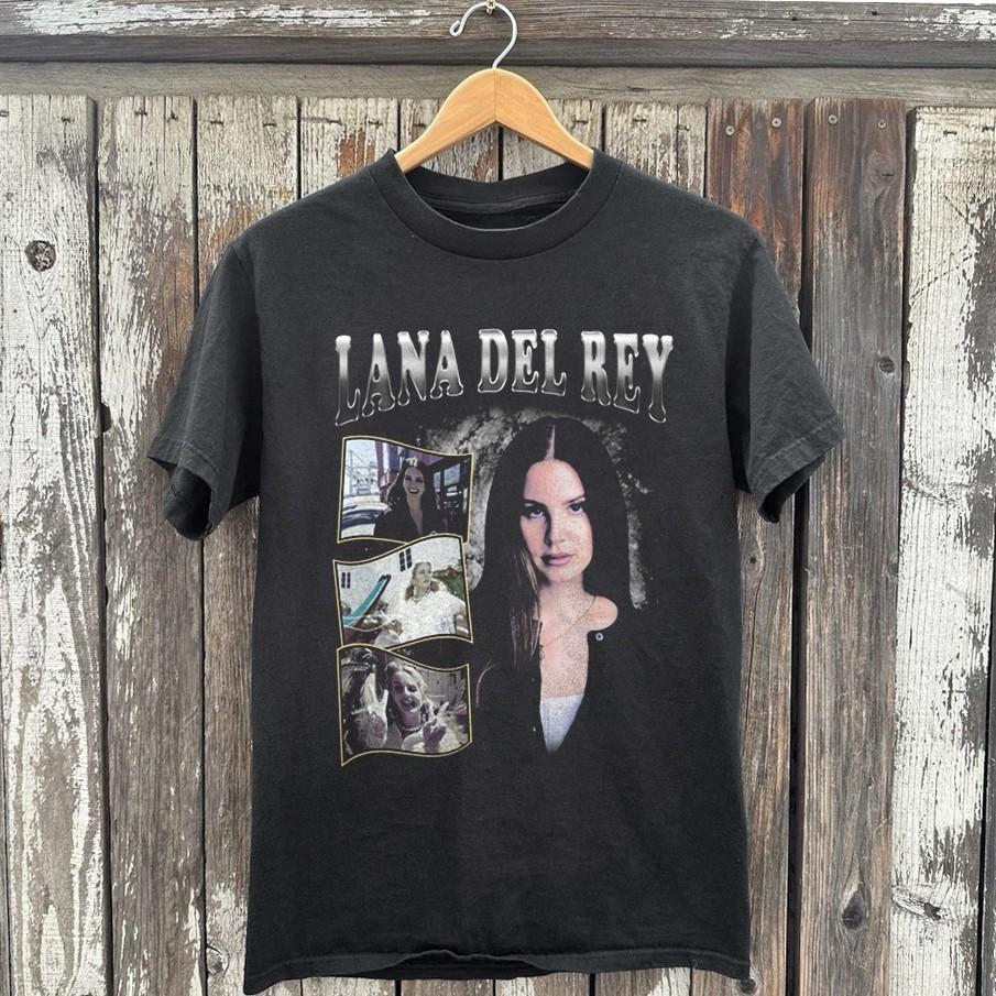 Lana Del Rey Soft Grunge Fan Gift Unisex Black Cotton T-Shirt
