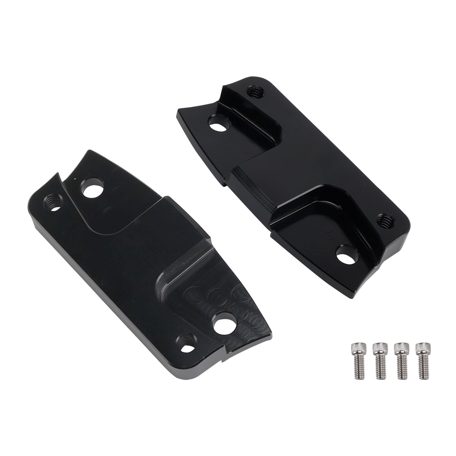 

Передние 21 Колесные Крылья Подъемник Переходник Проставка Комплект Для Harley Touring Electra Street Glide 2014+ чёрный