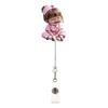 Multi Purpose Retractable ID Cards Holder Lightweight Acrylic Badges Reel with Not Slip Clip Design for For Healthcare