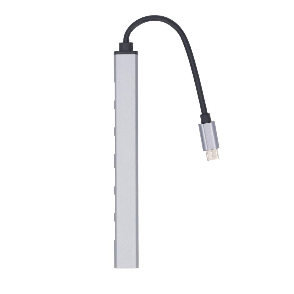 Type C Hub 7 in 1 Aluminum Alloy USB A Interface USB 3.0 500M/S Fast Transfer Plug and Play USB Dock