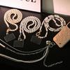 Korean Pearl Chain Stylish Accessories Phone Lanyard Beaded Charm Crossbody Bag Chain