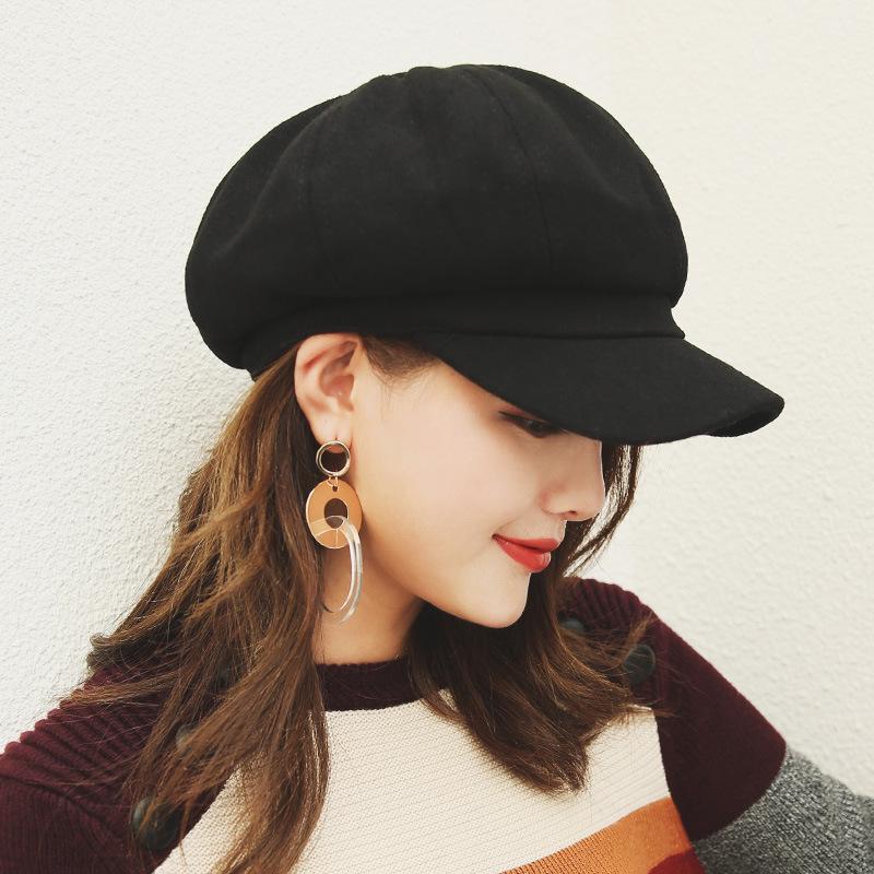 Women's Autumn and Winter Casual Versatile Woolen Berets