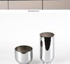 Electroplated Silver Glass Flower Vase - Modern Minimalist Tabletop Decoration for Living Room & Showroom.