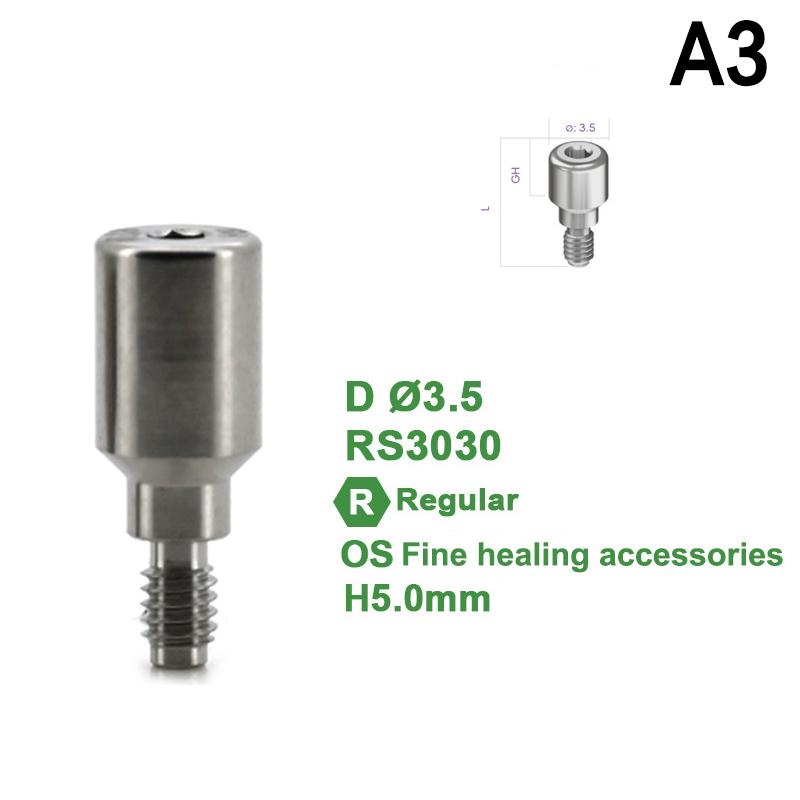 Dental Implant Composite Healing Screw Accessories For Adin Regular Screw Window Closing Transfer Rod Procedure Equipment