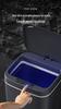 2026 Smart Induction Trash Can with Built-in Press Ring, Long Battery Life, 16L Capacity for Living Room