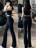Chic High-Waisted Micro-Flare Yoga Pants - Slimming & Hip-Lifting Base Layer for Women (Spring/Autumn 2026)