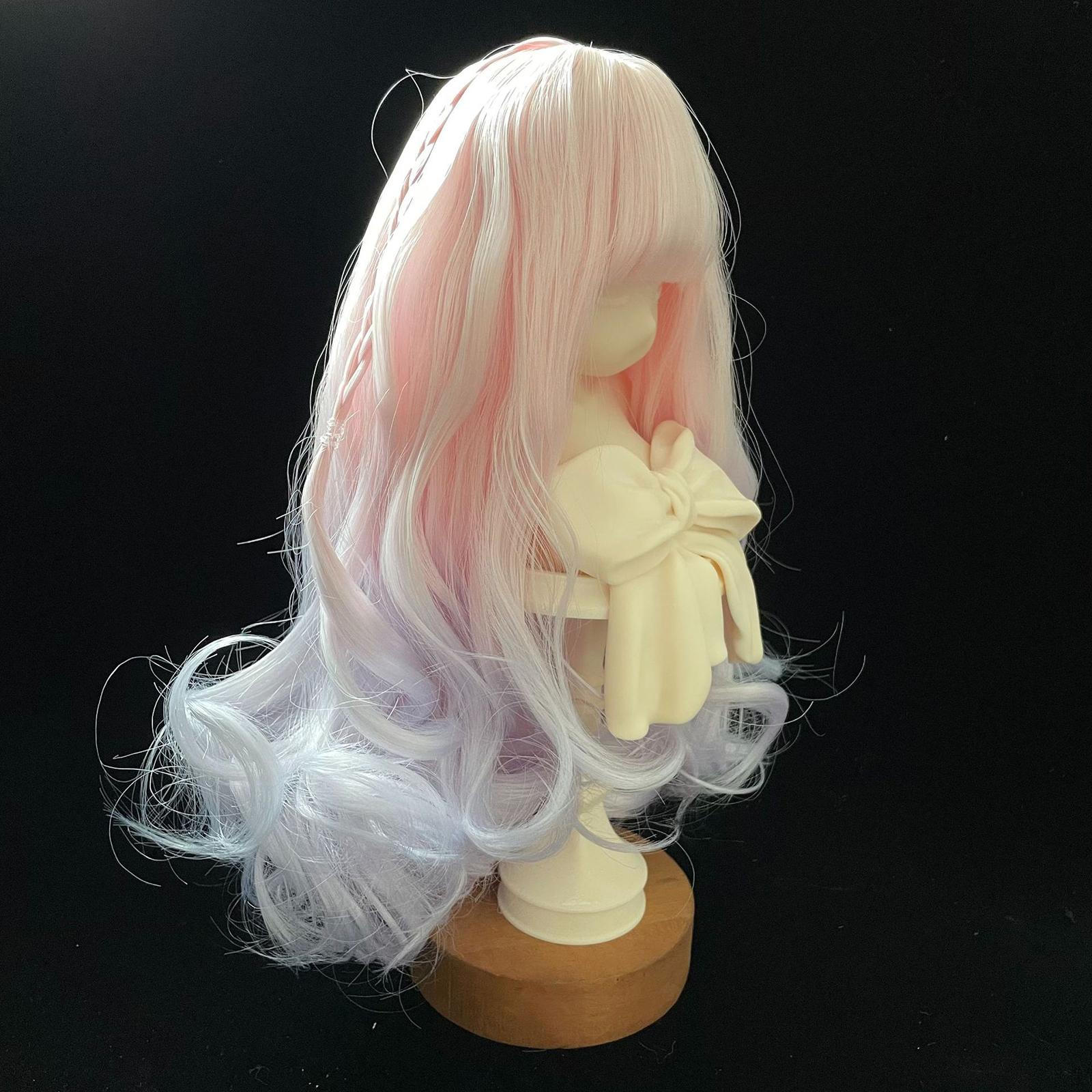 

Кудрявый парик для куклы для детей, креативная игрушка для замены, подарок на День защиты детей 3 Point