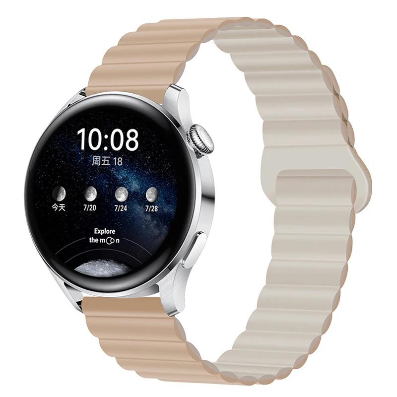 Silicone Strap For Samsung Galaxy watch 6 4 Classic 5 pro 3 Magnetic Loop bracelet HUAWEI GT 2 2e Pro 3 4 20mm 22mm Watch band