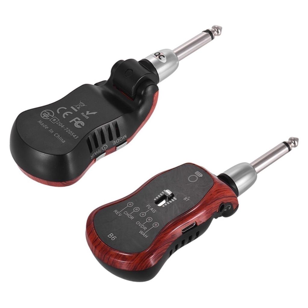 Sistem portabil pentru chitara UHF Transmițător + receptor 10 canale încorporat 5 efecte