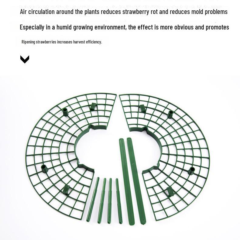 Cross-Border Strawberry & Vegetable Planting Rack - Balcony Climbing Support for Plants
