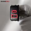 Red LED Car Charger Fast Charger Type-C PD USB QC3.0 Socket Power Adapter Fit For Nissan Patrol Y62 X-TRAIL SUNNY SYLPHY Teana