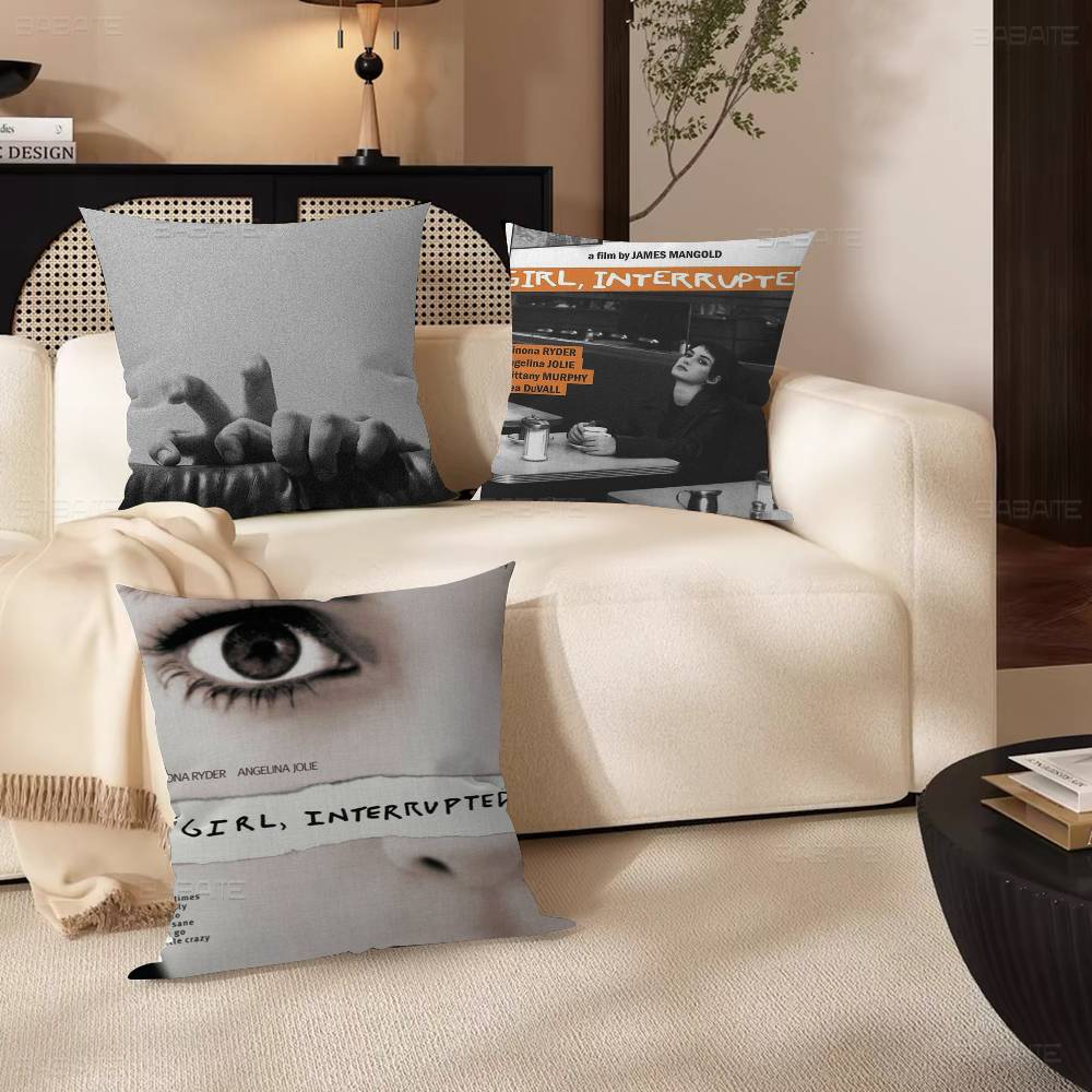 Girl Interrupted Movie Pillowcase Toon Gift Cushion Cover Bedroom Home Sofa Chair Seat Decor Pillow Case