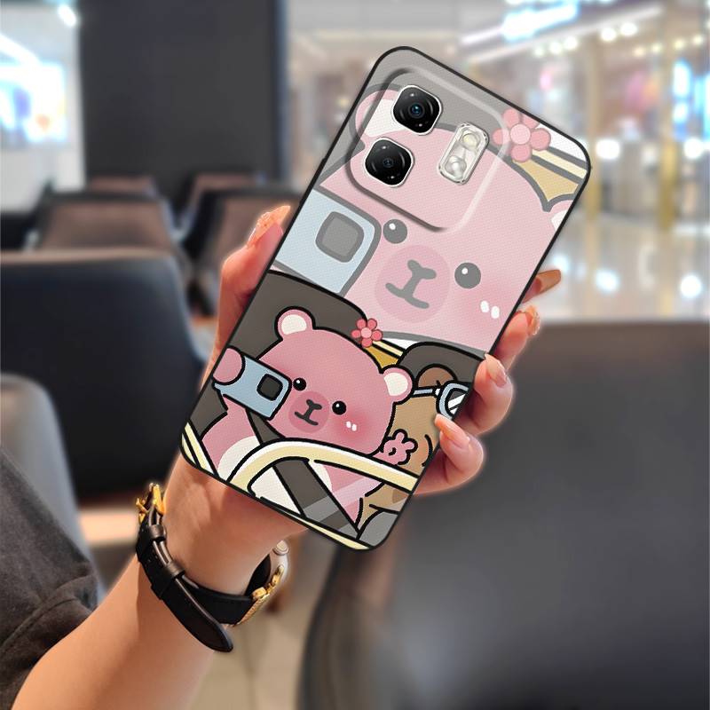 Dirt-resistant Couple Phone Case For infinix Hot50i/Smart9/X6531/X6532 Fashion Design Cute TPU Graffiti Back Cover