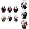 Felpa Tokyo Ghoul Uomo Donna Stampa 3D Maglione Costume Cosplay in Miscela di Cotone Premium