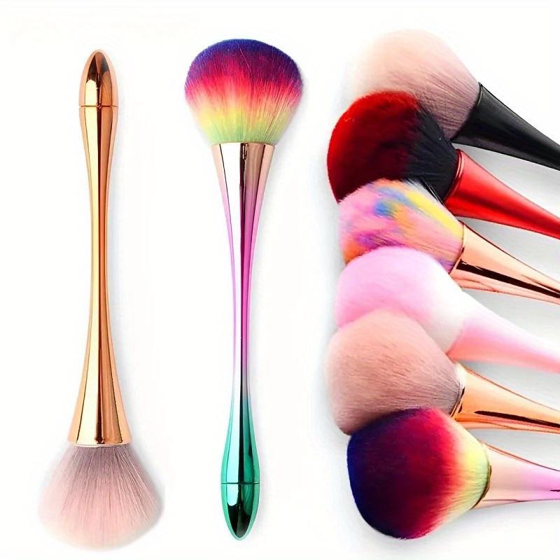 Nail Dust Cleaning Brush 7 Styles Professional Nail Art Make Up Brushes Long-Handled Super Fluffy Dust Removal Manicure Tools