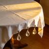 4PCS With Metal Clip Crystal Tablecloth Weights Windproof Tablecloth Clip Table Cover Holder  Party