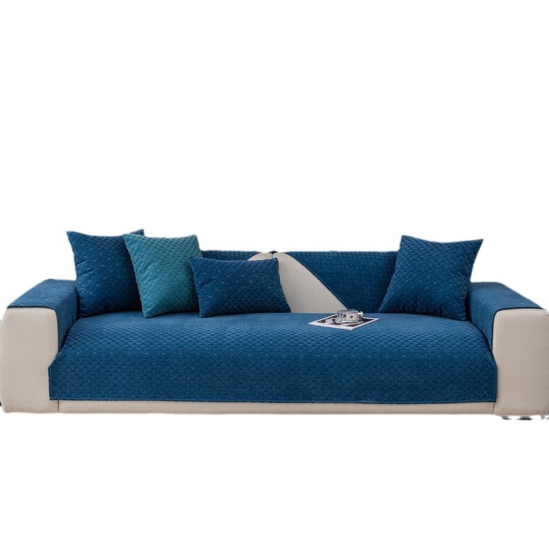 Chenille-Sofakissen, Vier Jahreszeiten, Universal, rutschfest, Modern, Einfacher Stil, Neuer Sofabezug, Kissenbezug, Stoff