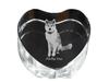 Akita, Akita Inu - a Photo of a Dog In Crystal, Crystal Heart, Unique Photo Frame from the Brand