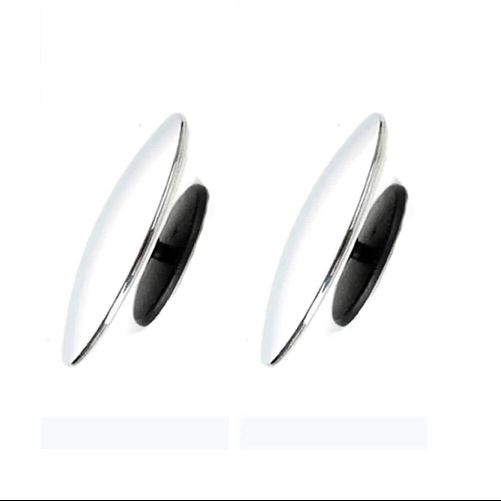 360 Degree HD Blind Spot Mirror Adjustable 2Pcs Car Rearview Convex Mirror for Reverse Wide Angle Vehicle Parking Rimless Mirror