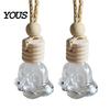 Indoor Aromatic Hanging Decor Car Perfume Bottle Pendant, Creative Air Freshener Diffuser Essential Oil for Vehicle, Portable Holder, Interior