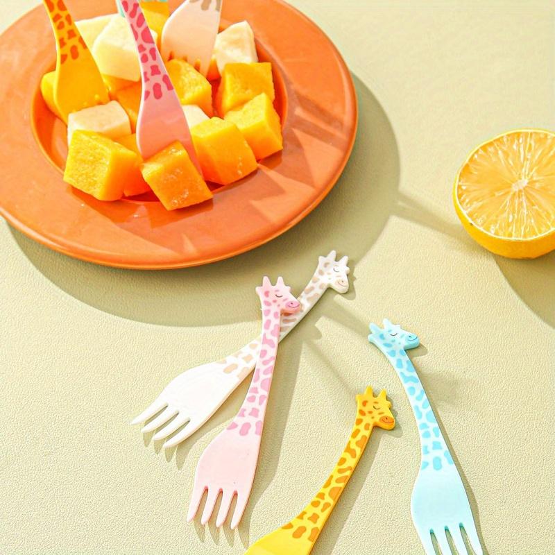 Plastic Fruit Forks, Dessert Forks for Home Kitchen, Suitable for Wedding, Party, Gift, Birthday