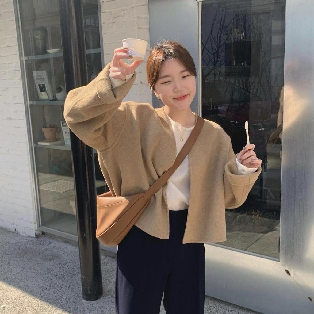 2023 Spring/Summer Women's Soft Leather Crossbody & Shoulder Dumpling Bag - Large Capacity, Casual Style