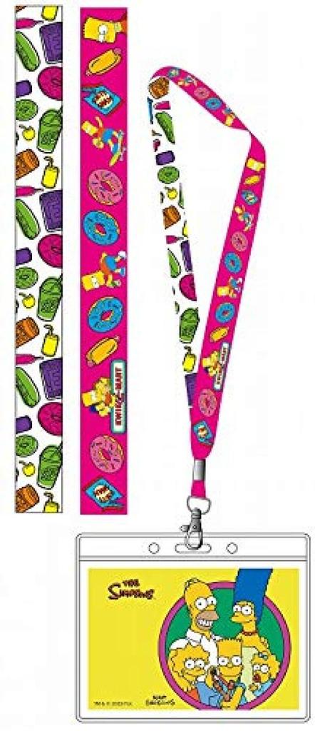 Die Simpsons Breiter Nackengurt Rosa