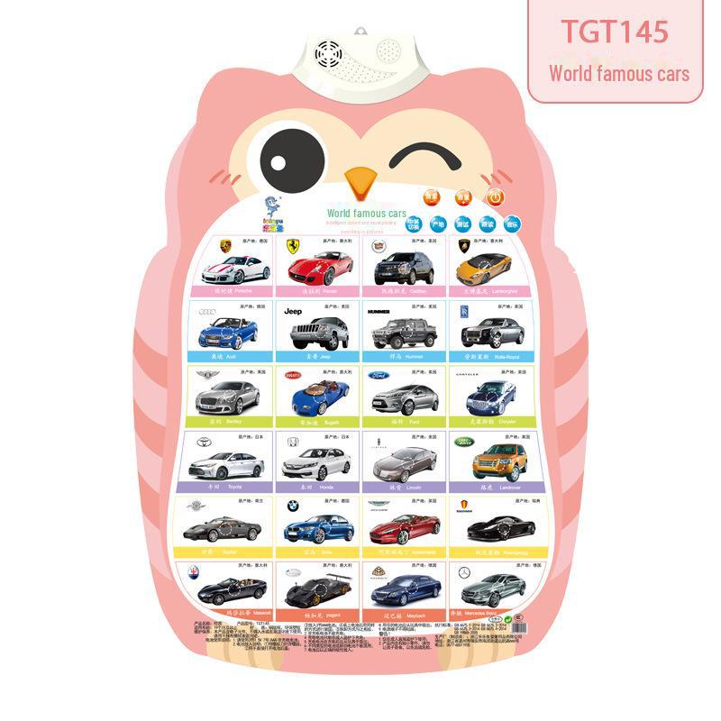 Interactive Baby Sound Wall Chart: Early Education, Cognitive Development, Pinyin Alphabet for Children.