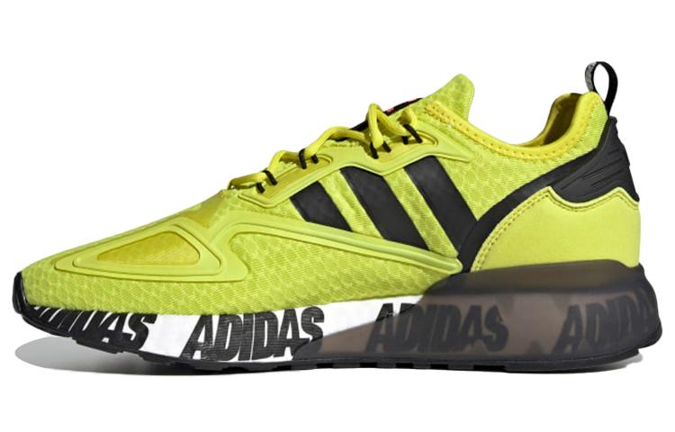 Adidas Zx 2K Boost  Bold Logo Graphic - Acid Yellow  FX7031 43⅓