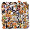 50 Halloween-Themed Funny Stickers: Waterproof and Perfect for Water Bottles, Suitcases, and Pumpkin Monsters