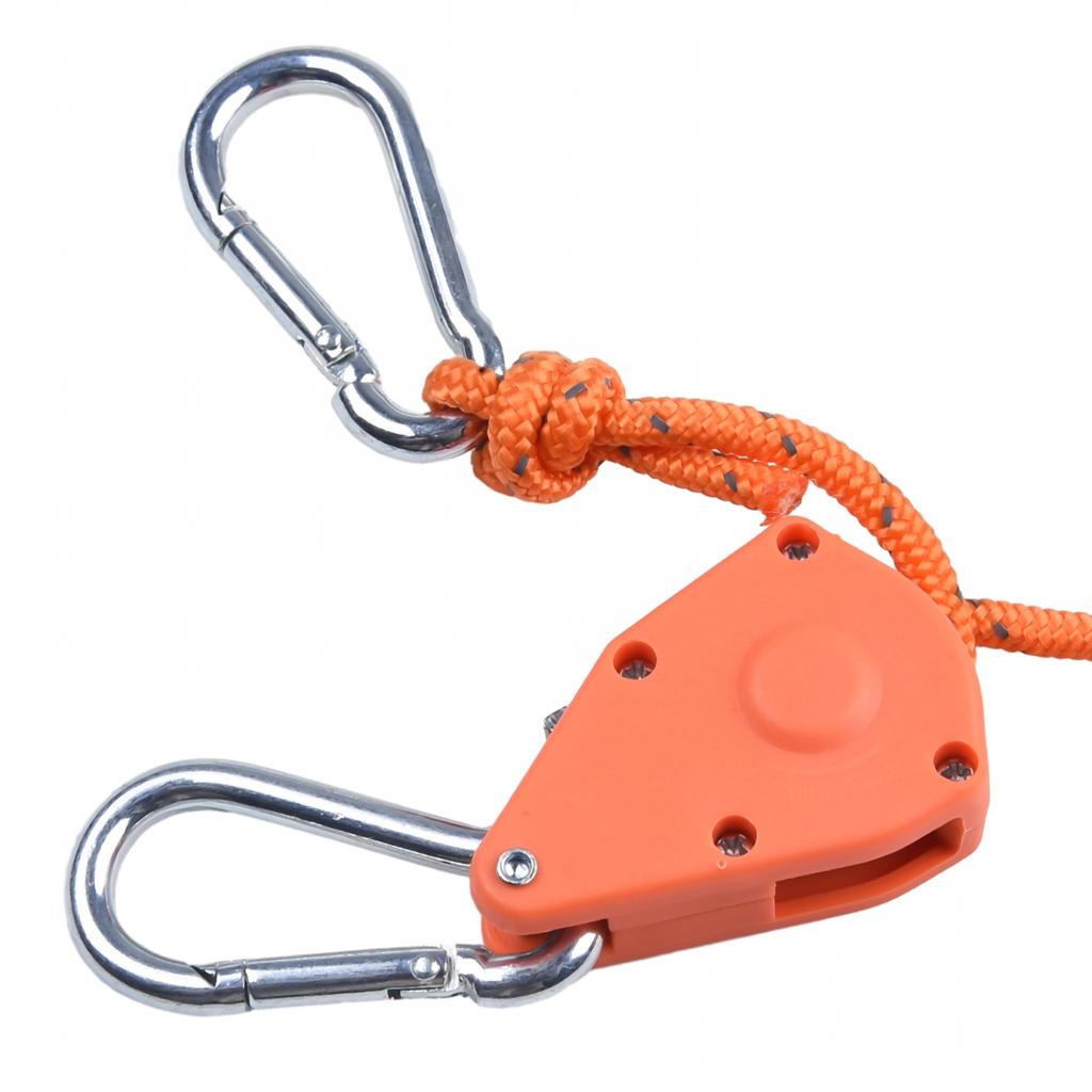 Rope Rope Buckle Stainless Steel+nylon Tent Pulley 4mm*4m