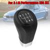 Authentic 6 Speed Gear Shift Knob Leather For -BMW 1Series 3Series E81 E82 E87 E88 E90 E91 E92 E93