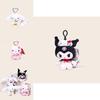 Cinnamoroll Kuromi Character Plush Keychain With Heartshaped Cherry Blossom Hello Kitty For School Bag Gift