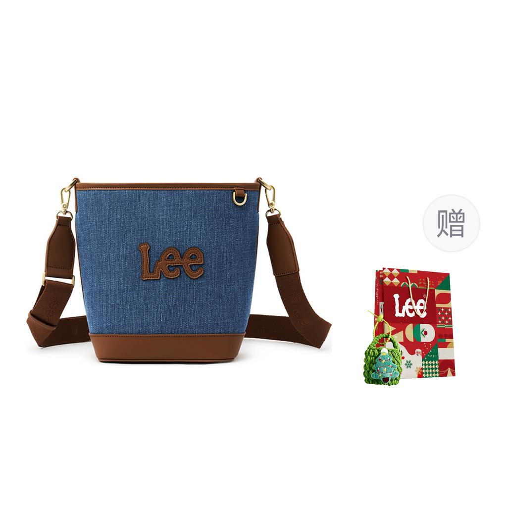 Новые тканевые сумки кроссбоди Lee, обычные женские, джинсового синего цвета LE240071M-503