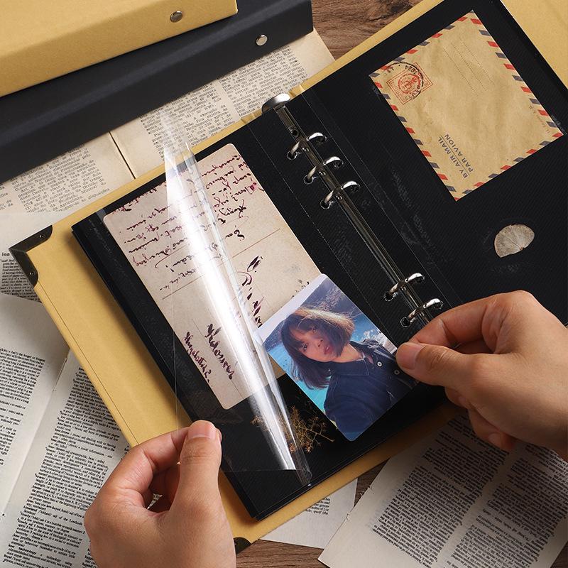 Album Fotografico Grande Autoadesivo Chen Shi con Clip di Archiviazione e Libro d'Arte Multi-Strato Fai-da-Te