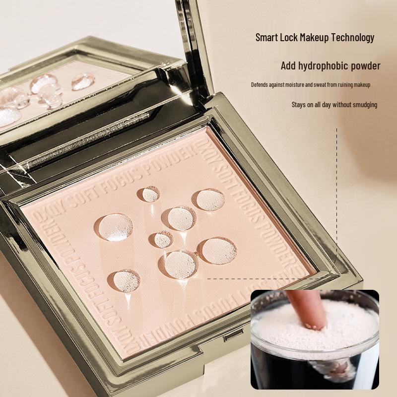 QXQY Elf Light Mist Soft Focus Powder: Translucent, Whitening, Long-Lasting Setting Powder, 24g