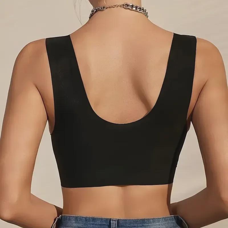M-9XL European & American Nursing Women's Front Buckle Lace Push-Up Bra