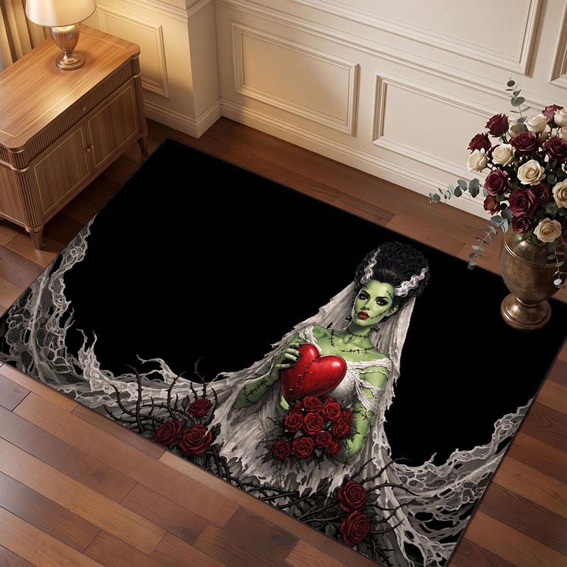 Bride of Frankenstein Rug Soft Thick Non Slip Floor Carpet for Bedroom Living Room Home Decor