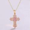 Faith Inspired Crosses Necklace Charm Pendant Made with Sturdy Alloy Adjustable Chain for Men and Women Daily Use