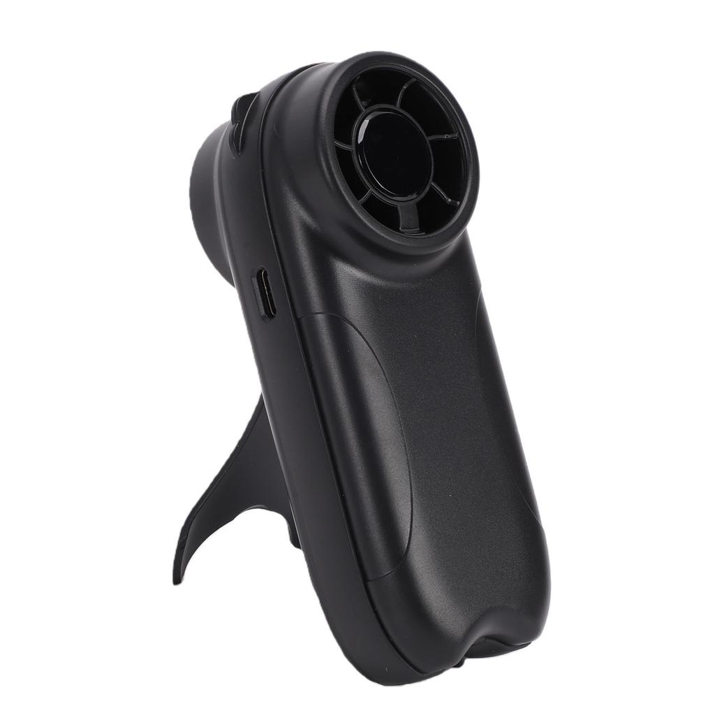 Portable Handheld Turbo Fan Battery Operated Personal Desk Cooling Fan with Digital Display Lanyard for Outdoor