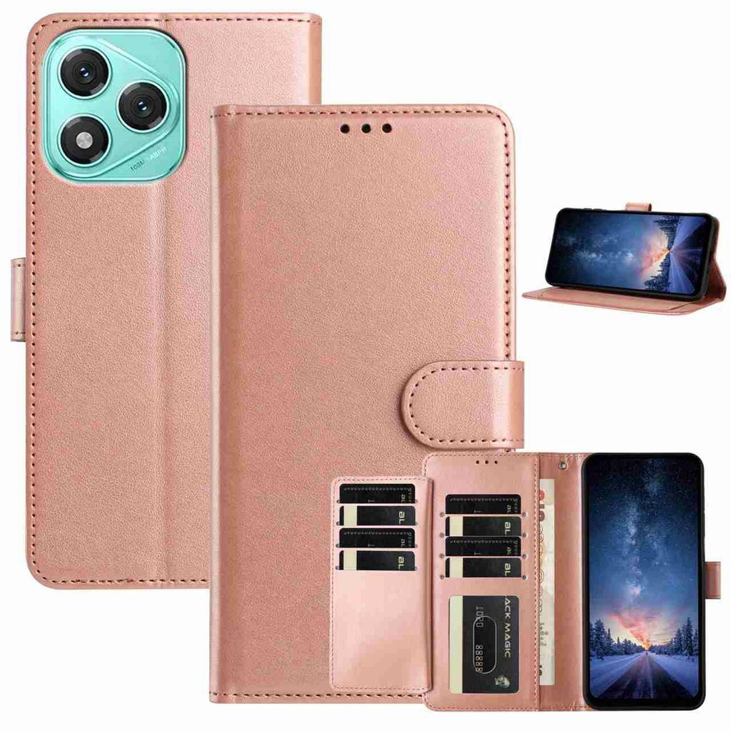 For Honor 400 Lite 5G Wallet Phone Case Stand PU Leather Folio Flip Cover with 8 Card Slot