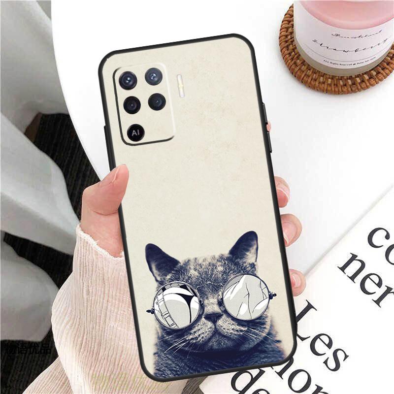

Милый Чехол-Животное Кошка Для Oppo A98 A58 A78 A18 A38 A60 A80 A40 A77 A57 A17 A74 A54 A94 A96 A76 A16 A15 A5 Pro OPPO A78 4G