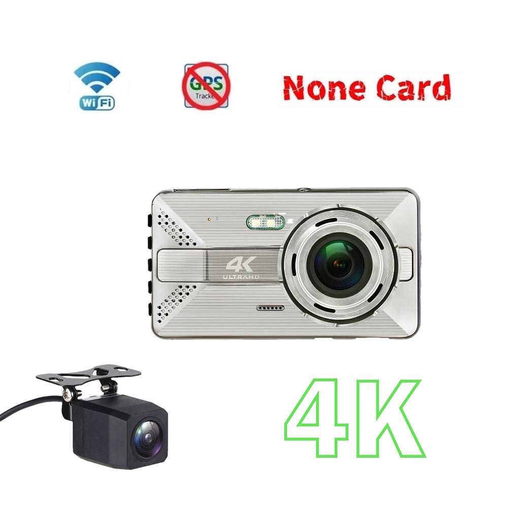 4K High-Definition-Fahrtenrekorder WIFI Drahtlose Mobiltelefonverbindung Auto Dual Lens 4-Zoll-Recorder