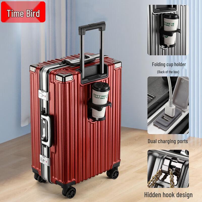 

Shinao Multifunctional Luggage with USB and Aluminum Frame