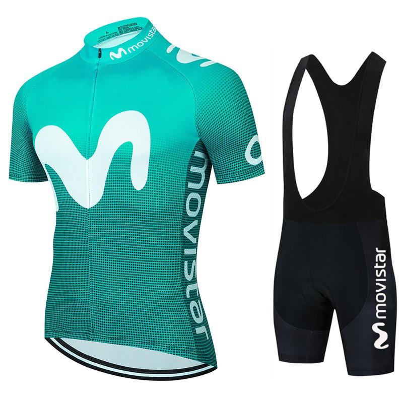 Mens UV Protection Cycling Jersey Set Breathable Mountain Bike Apparel Riding Gear XXS