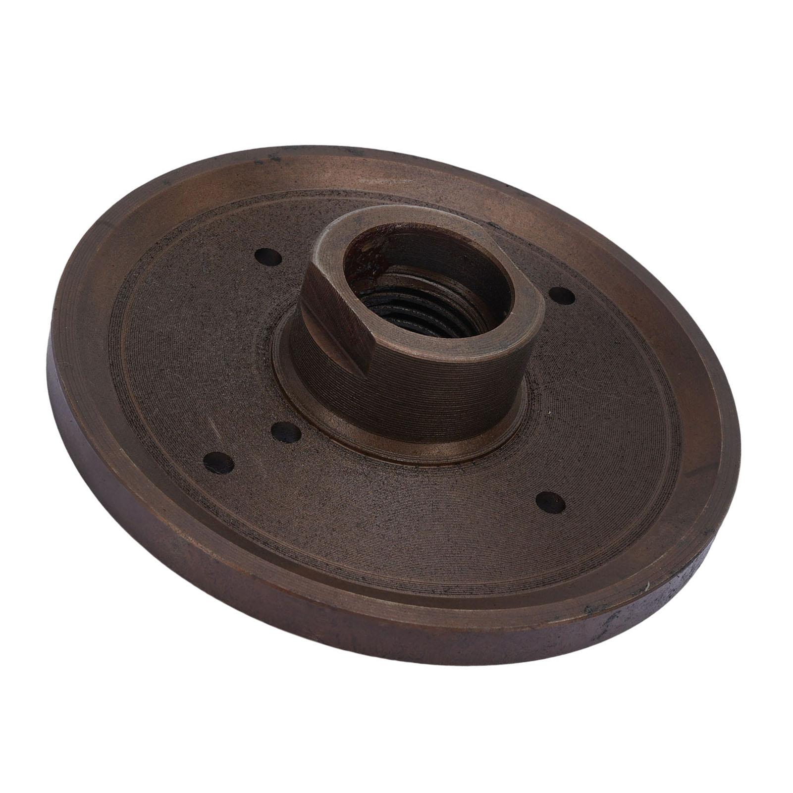 Adaptateur de mandrin de poupée de tour de 6 pouces Prolonge la longueur de la broche avec un filetage central de 33 mm pour le travail sur de petits bols