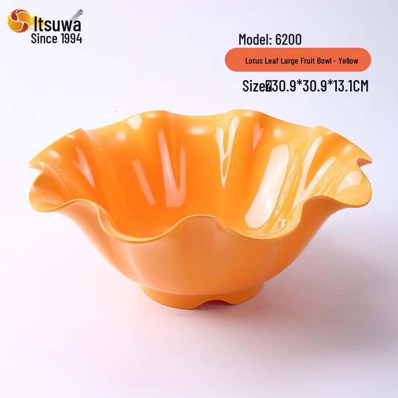 Wuhe Melamine Lotus Leaf Fruit Plate