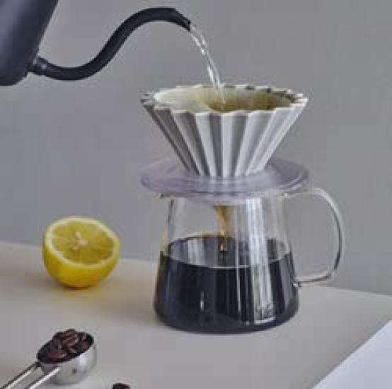 ORIGAMI Dripper Matte Beige S Made in Japan DRIPPER K-ai (for 1-2 people)